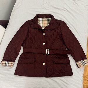 Burberry Quilted Nova Diamond Check Jacket